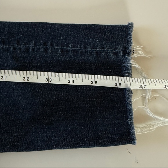 MOTHER The High Waisted Looker Ankle Fray Jeans in Close to the Edge sz 25 - Picture 10 of 14